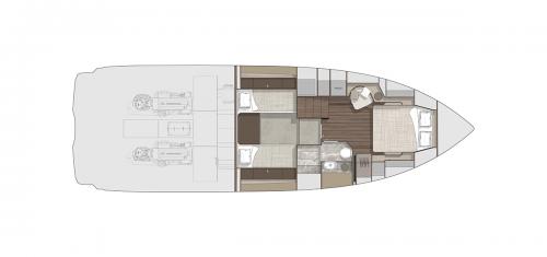 Cranchi - A44 - Layout LOWERDECK 02